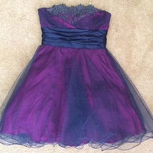 Purple Homecoming/prom dress