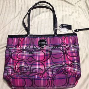 COACH Pink, Purple & Black handbag