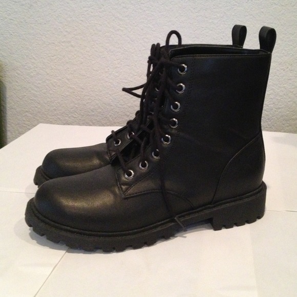 H&M Combat Lace Boots
