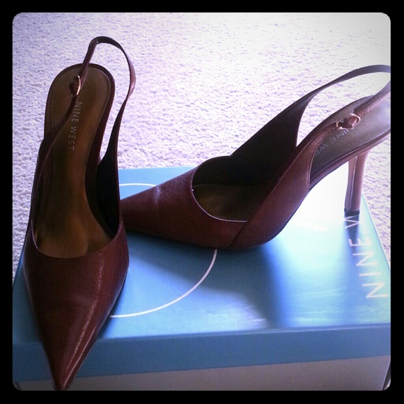 Kahlua colored sling backs!