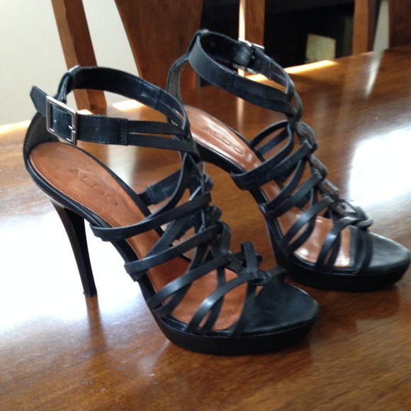 Black Aldo heels