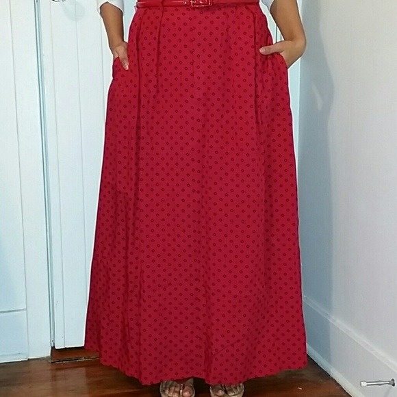 Skirts Vintage Maxi Skirt Poshmark