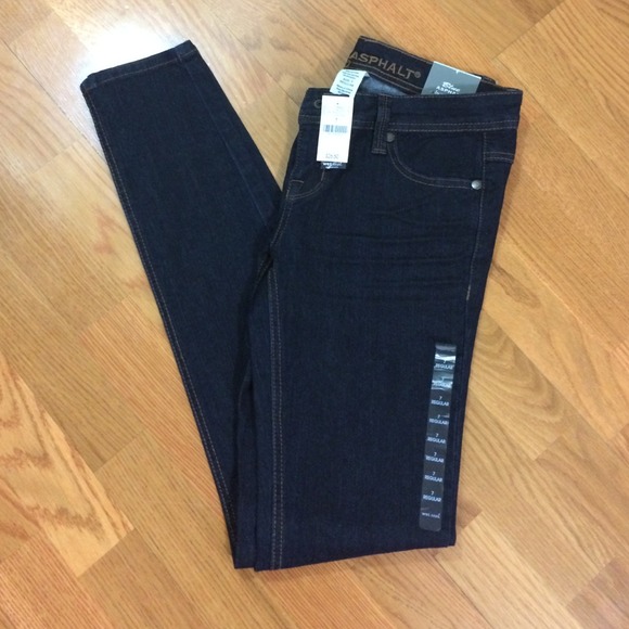 Wet Seal Blue Asphalt Jeggings Size 7