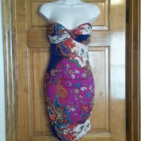paisley print bodycon
