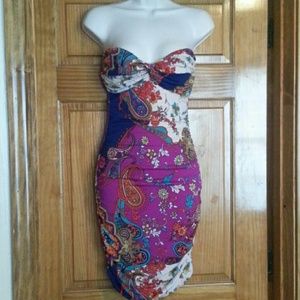 paisley print bodycon