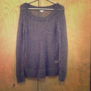 Dark brown nit long sleeve