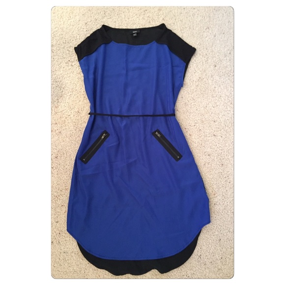 Mossimo Supply Co. Dresses & Skirts - NWOT, Blue & Black Contrast High-Low Dress/Tunic!