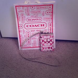 Coach ID lanyard