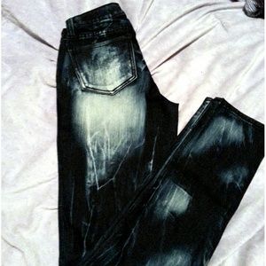 Bleached jeans
