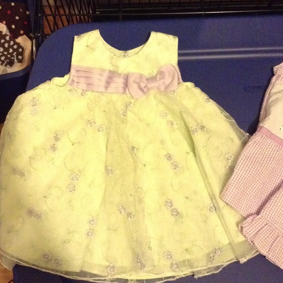 2 infant easter dresses