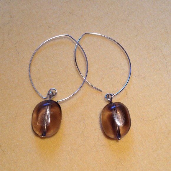 Brown earrings