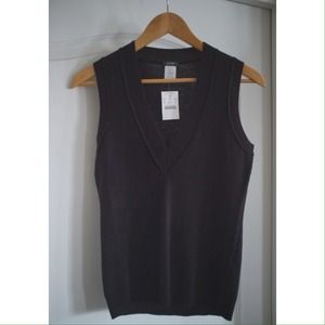 Jcrew black sweater vest