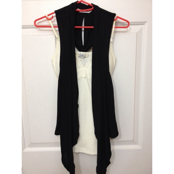 White Tank With Built In Bra