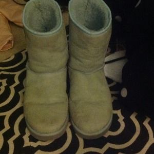 Mint green uggs