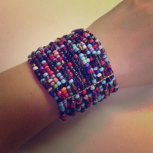 Colorful beaded bracelet