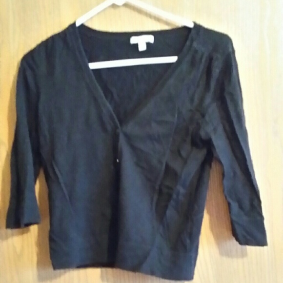 Black sweater.