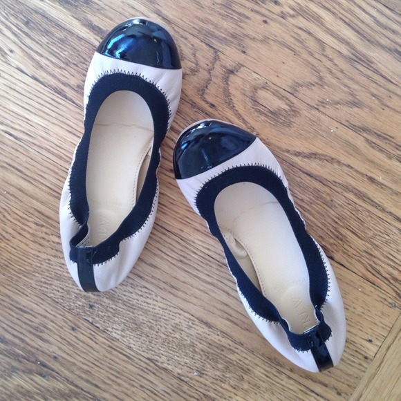 New J.Crew colorblock ballet flats