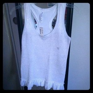 White racer back
