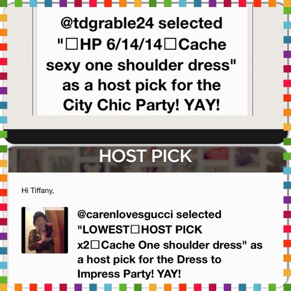 SOLD!!!🎉HOST PICK X3🎉Cache 1shoulder dress - Picture 4 of 4