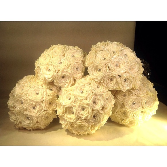 Bridesmaids bouquets (fake flowers)