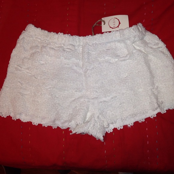 Urban outfitters raga lace crochet shorts