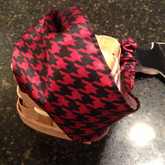 Black red headband NEW