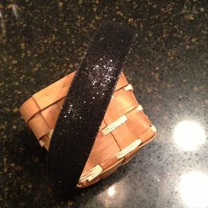 Sparkle black headband