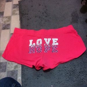 No boundaries peace love hope shorts