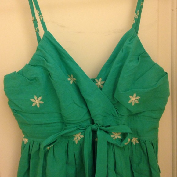 Turquoise Spring Dress - Picture 4 of 4