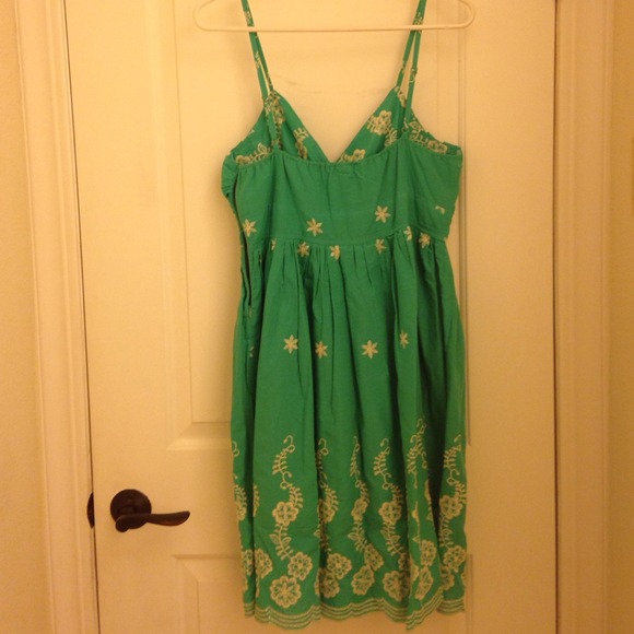 Turquoise Spring Dress - Picture 2 of 4