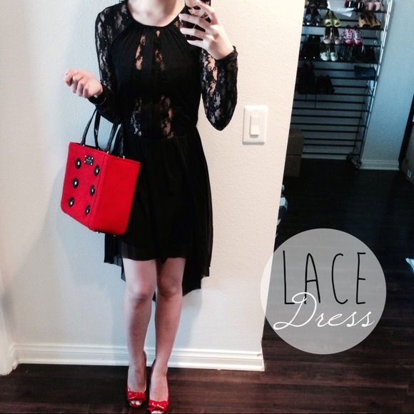 ASOS Dresses & Skirts - ASOS black lace dress US 2