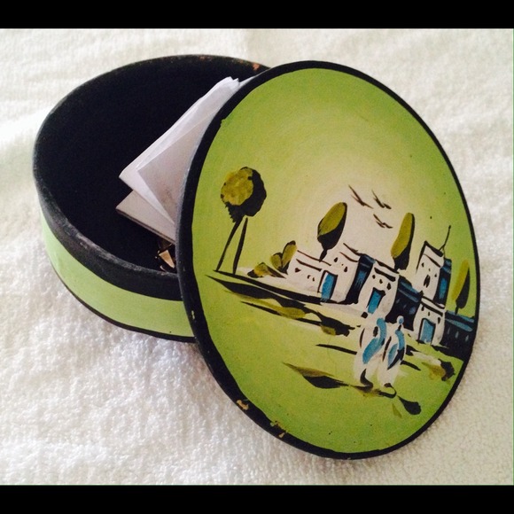 HAND PAINTED JEWERLY BOX DIRECTLY FROM MOROCCO;-) - Picture 2 of 2