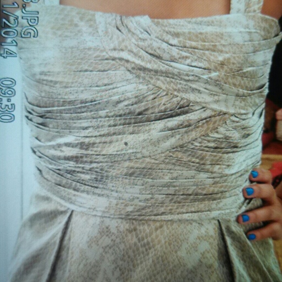 Snaked skinned dress