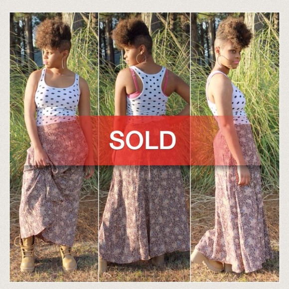 💥New Item💥 Desert Storm Maxi Skirt
