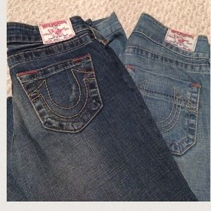 Two True Religion jeans, size 25