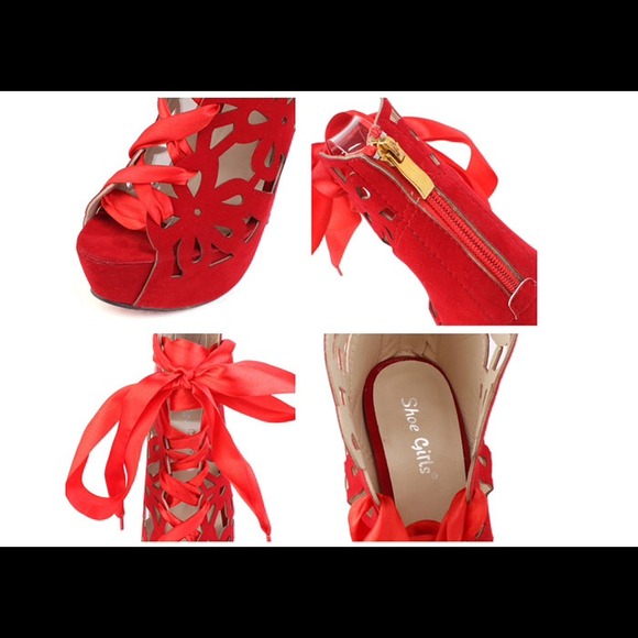 Stiletto Heel Boots With Openwork & Lace-Up Design