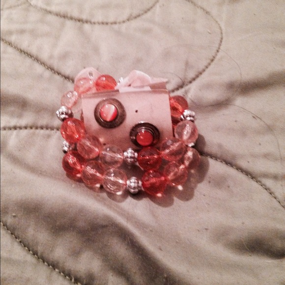 Matching earrings and bracelet