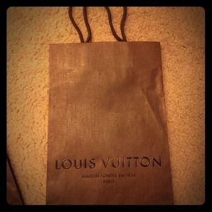 Authentic Louis Vuitton paper bag