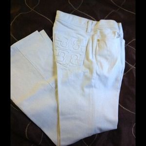 Tory burch white jeans