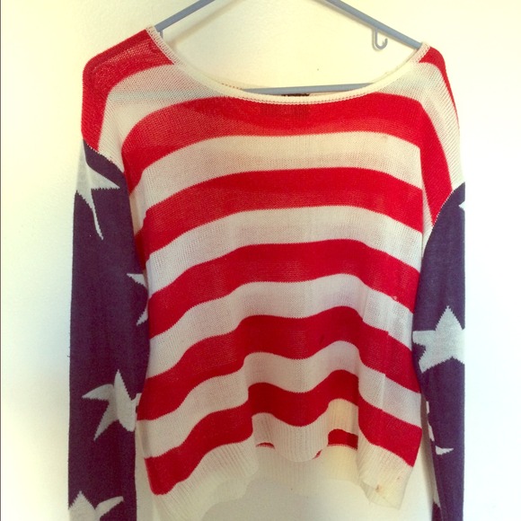 American flag sweater from Kitson