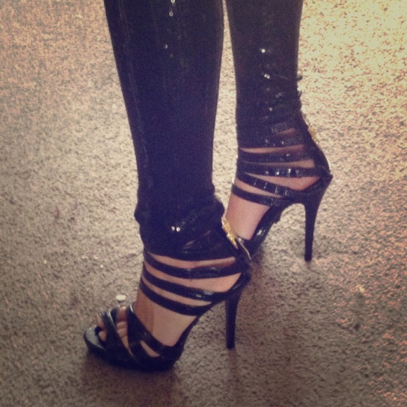 Strappy heels