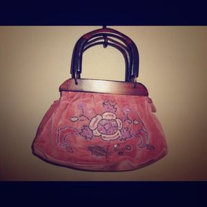 PRICE REDUCED!! AVON Rose Velvet Purse