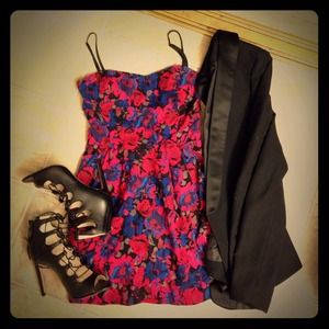 Sexy black lace heels cute for date night or night out with the girls