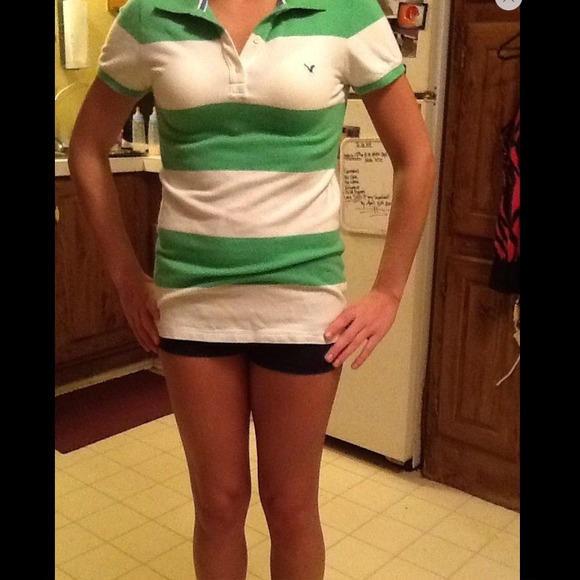 American eagle polo shirt size medium.