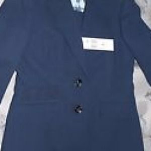 Navy Blue Kasper Suit
