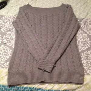 Grey knit sweater❄️