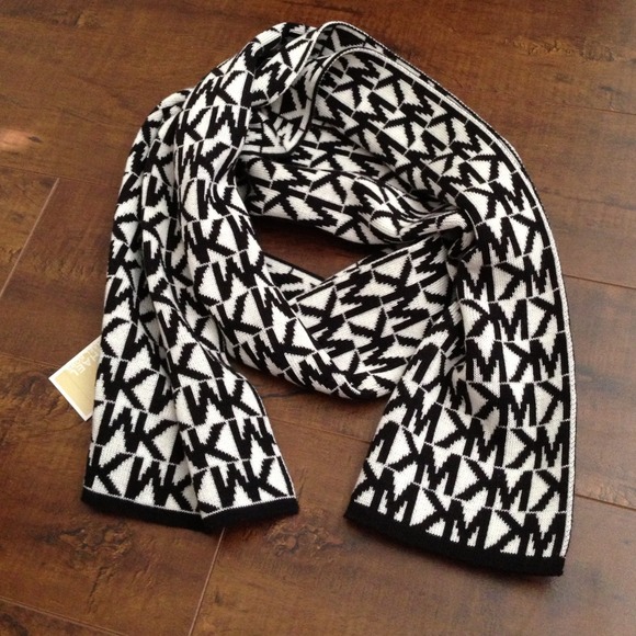 Michael Kors Accessories - SOLD Michael Kors Logo Knit Scarf