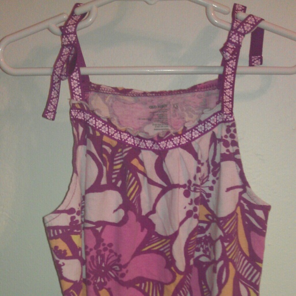 Old Navy spaghetti strap swing tank girls 4/5 xs