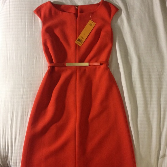 Tory Burch Walsh Wool A-Line Poppy Red Size 2 💃 - Picture 2 of 4