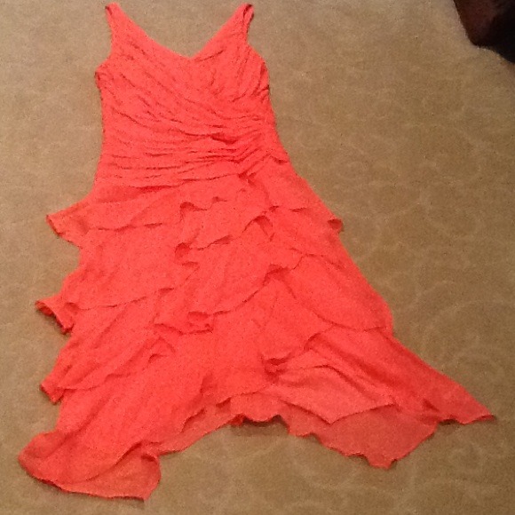 Coral dress